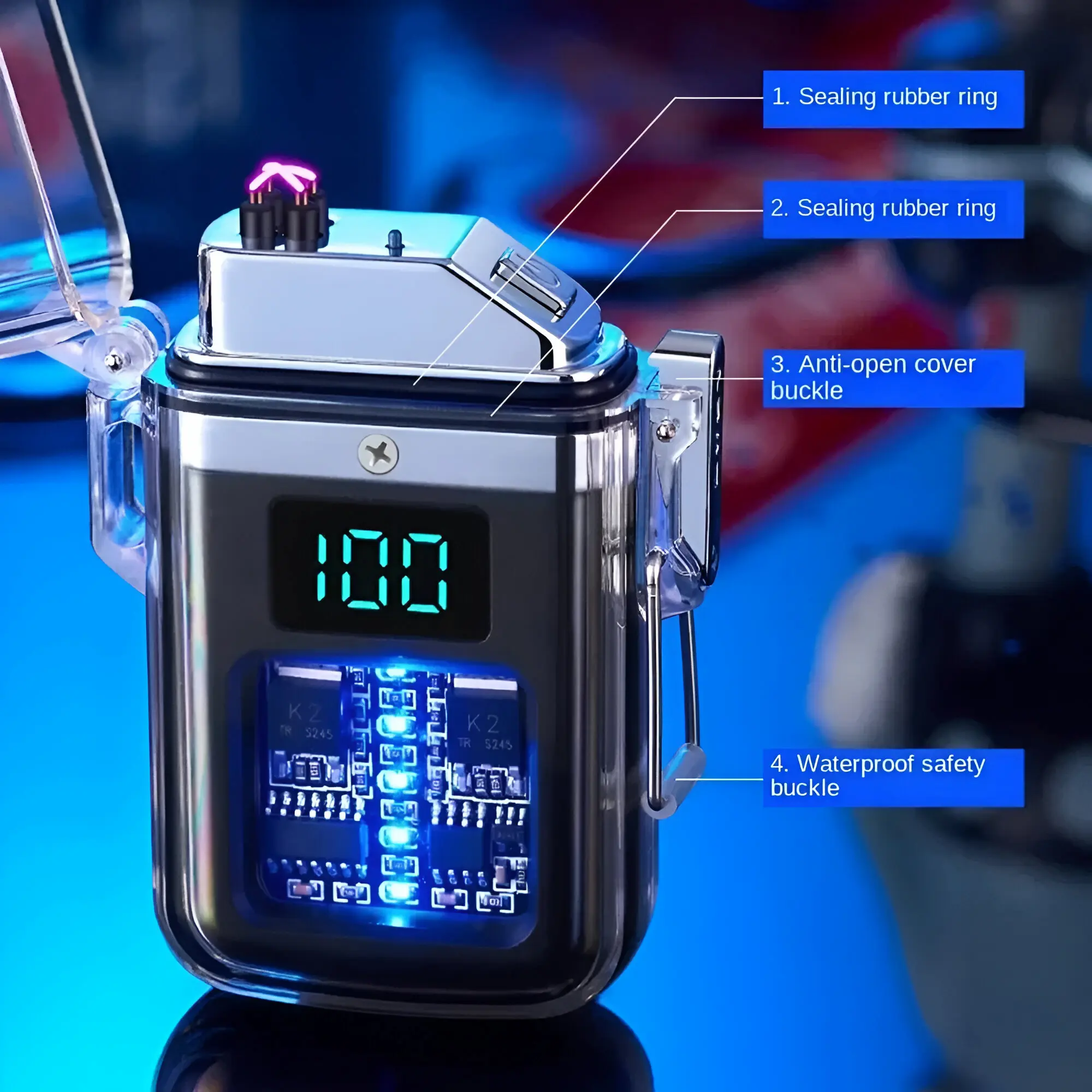 Arc Plasma Electric Lighter specs