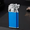 Dragon Head Double Flame Lighter in Blue