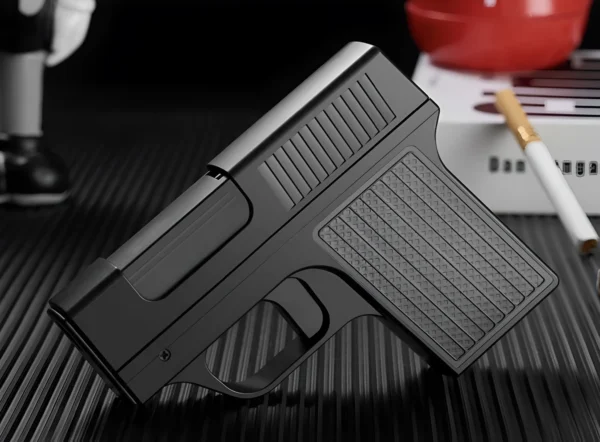 Gun shape Lighter with case