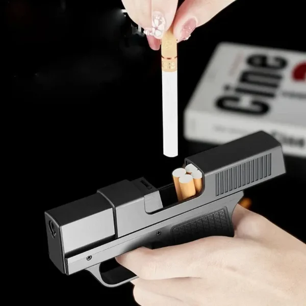 cigarette case with lighter