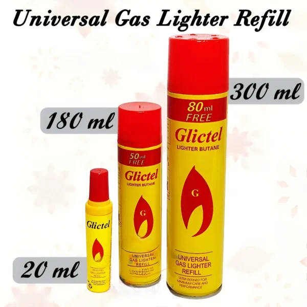 Glictel Universal Gas Lighter Refill details