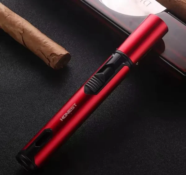Honest Pen Torch Lighters in red