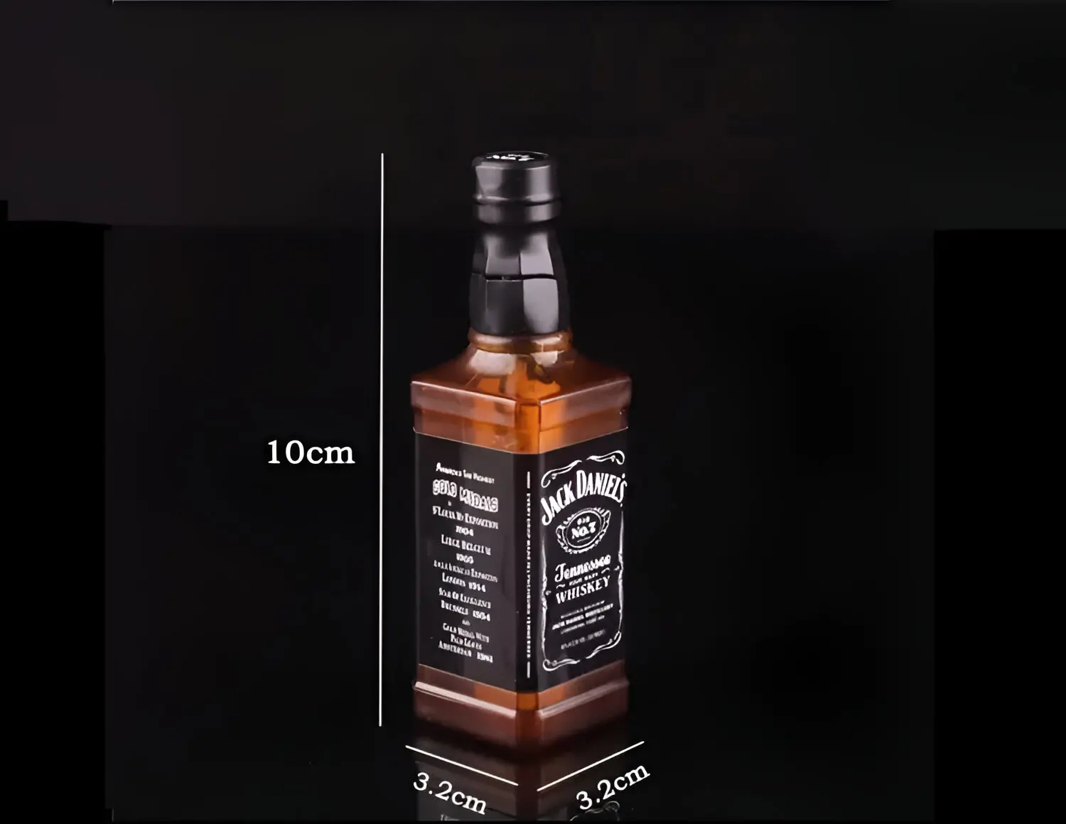 Jack daniel lighter dimensions