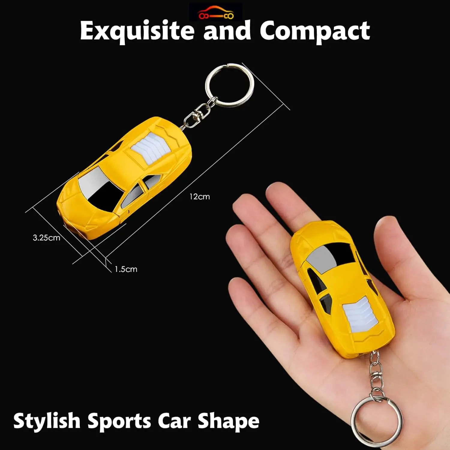 Multipurpose Car shape lighter with keychain