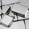 zippo silver lighter