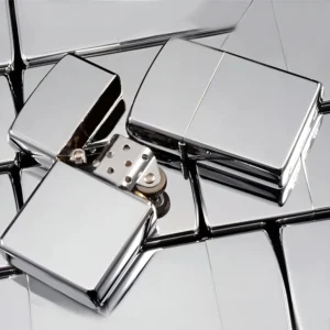 zippo silver lighter
