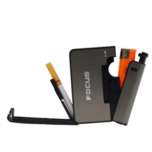 Cigarette Case With Lighter feature