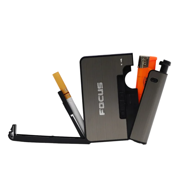Cigarette Case With Lighter feature