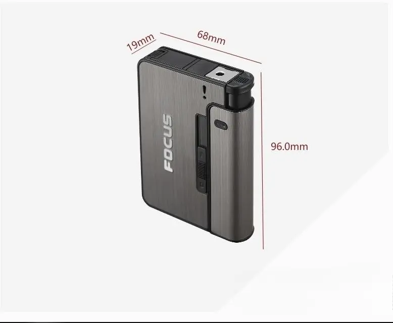 Focus Cigarette Case product size