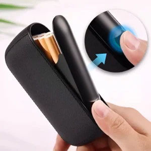 Pu Leather Smoking Case with Electric Lighter